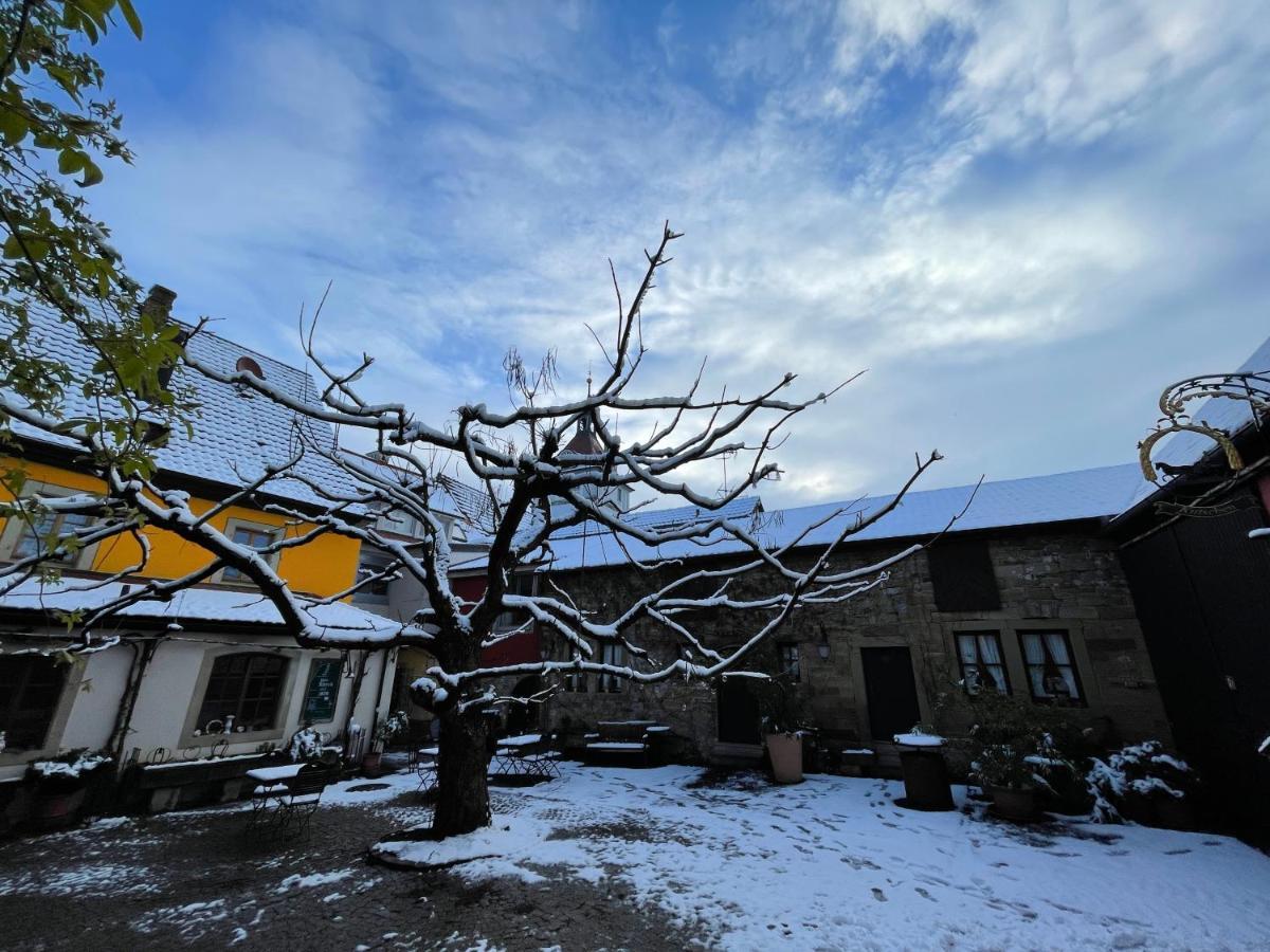 Gasthof Zum Storch Prichsenstadt Esterno foto