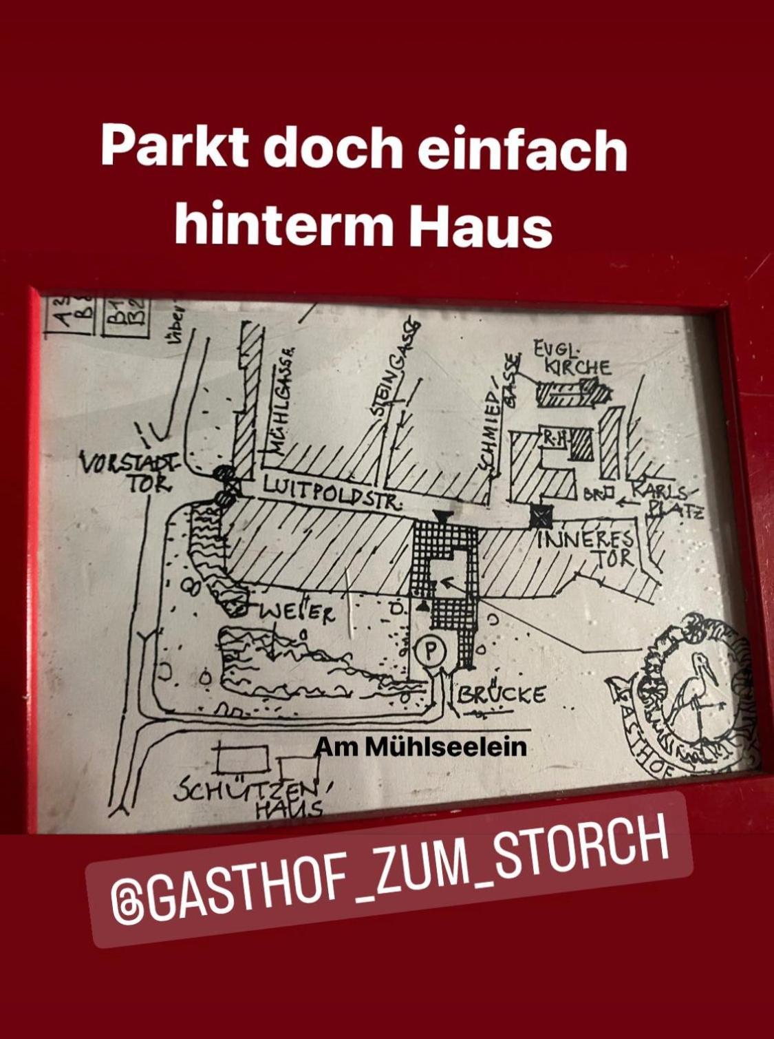 Gasthof Zum Storch Prichsenstadt Esterno foto